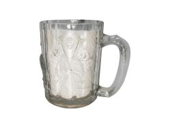 OSMANLI DÖNEMİ AY YILDIZLI BAYRAK VE ASLAN RESİMLİ LİON BİRA BARDAĞI