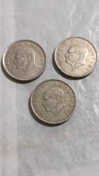 3 ADET   1998  TÜRKİYE  25 BİN  LİRA