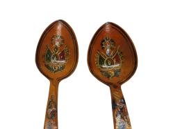 OSMANLI DEVLET ARMALI TAHTA KAŞIKLAR