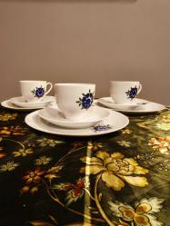 Bavaria El Boyama Trio Porselen Fincan Takımı