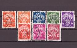 Yugoslavya/Taksa pulları/ 1946 -1947 Meşaleler ve Yıldız Damgalı Tam Seri Pul - DP430