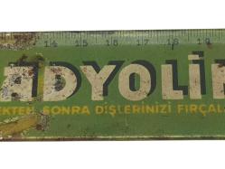 RADYOLİN DİŞ MACUNU REKLAMLI CETVEL