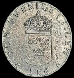 İsveç 1977 1 Kron