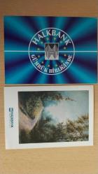 İki adet halkbankası tebrik kartı