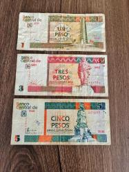 Küba 1-3-5 peso set
