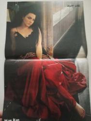 EVANESCENCE AMY LEE , ARİNA GRANDE , DEMİ LOVATO BLUE JEAN ORJİNAL POSTER