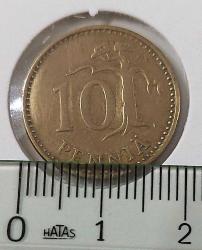1981 FİNLANDİYA 10 PENNY ORİJİNAL MADENİ PARASI DD2NN3 ÇOK NADİRDİR