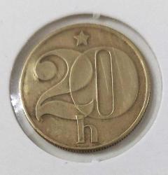 1985 ÇEKOSLAVAKYA 20 HELLER ORİJİNAL MADENİ PARASI BB3CC1 ÇOK NADİRDİR