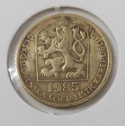 1985 ÇEKOSLAVAKYA 20 HELLER ORİJİNAL MADENİ PARASI BB3CC1 ÇOK NADİRDİR