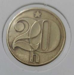 1985 ÇEKOSLAVAKYA 20 HELLER ORİJİNAL MADENİ PARASI BB3CC1 ÇOK NADİRDİR