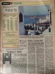 MİLLİYET GAZETESİ TURİZM EKİ (TURKİSH NEWSPAPER) - 3 MAYIS 1981 - Sami-Asım-Cengiz-Fer-Atila-Serin-Evin-Hüseyin-Karya-Mola-Kumsal-Gaye-Kalyon-Emel-Kaptan-Villa-Palmiye-Milliyet Turizm Eki-Akdeniz Bölgesi-Bodrum’un Özel Yemekleri-Nerede Kalınır-Bodrum’da Her Keseye Uygun Yatacak Yer Var-Turistik Gezilerinizde THY Hizmetinizde-Bodrum-Doğa Tarih ve Antik Uygarlıkların Kucaklaştığı Ebedi Mavilikler Cenneti-Dünyanın 7 Harikası-Nerelere Gidilir-Mavi Yolculuk-Nasıl Gidilir-Muğla-Sık Ormanlar ve Dantel Gibi Sahiller-Ay Tanrıçasının Aynası-Bafa-Uygarlıkların Geçit Yeri-Zeybek Tutkusu-Milas-Güllük-Ören-Pratik Bilgiler-Şifalı Sular-Deniz ve Kara Avcılığı-Neler Alınabilir