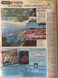MİLLİYET GAZETESİ TURİZM EKİ (TURKISH NEWSPAPER) - 5 MAYIS 1981 -Fethiye-Köyceğiz-Burdur-Deniz Kum Balık Tarih ve Doğa Zenginliği Deyince Aklınıza Gelen İlk Belde-Fethiye-Deniz Göl Dağ ve Orman İç İçe-Köyceğiz-Nerede Ne Yenir-Fethiye’deki Lokantaların Fiyat Listesi-Özel Yemekleri-Nasıl Gidilir-Neler Alınır-Nerede Kalınır-Nerede Ne Görülür-Susamlık Tepe-Sultanpınar-Insyu-Erenardıç-Hacılar-Kocapınar-Ağlasun-Keşfelli-Gölhisar-Çendik Plajı-Aziziye Köyü ve Ormanları-Fethiye’nin Tarihi Zenginlikleri Saymakla Bitmez-Hatıra Eşya-Şifalı Sular-Festival-Avcılık-Burdur’da Küçüklü Büyüklü 14 Göl Var-Nasıl Gidilir-Burdur’daki Lokantaların Fiyat Listesi-Özel Günler-Nerede Kalınır-Nerede Ne Yenir-Neler Alınır-Şifalı Sular-Tatil Sorununuzu Bize Bırakın-Kıbrıs’a Bizimle Gelin-En Ucuza Gezin Görün-Gemi ile Akdeniz-Yurt İçi Gezileri-Lider Turizm-Sunar