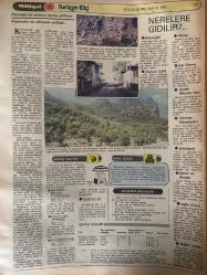 MİLLİYET GAZETESİ TURİZM EKİ (TURKISH NEWSPAPER) - 5 MAYIS 1981 -Fethiye-Köyceğiz-Burdur-Deniz Kum Balık Tarih ve Doğa Zenginliği Deyince Aklınıza Gelen İlk Belde-Fethiye-Deniz Göl Dağ ve Orman İç İçe-Köyceğiz-Nerede Ne Yenir-Fethiye’deki Lokantaların Fiyat Listesi-Özel Yemekleri-Nasıl Gidilir-Neler Alınır-Nerede Kalınır-Nerede Ne Görülür-Susamlık Tepe-Sultanpınar-Insyu-Erenardıç-Hacılar-Kocapınar-Ağlasun-Keşfelli-Gölhisar-Çendik Plajı-Aziziye Köyü ve Ormanları-Fethiye’nin Tarihi Zenginlikleri Saymakla Bitmez-Hatıra Eşya-Şifalı Sular-Festival-Avcılık-Burdur’da Küçüklü Büyüklü 14 Göl Var-Nasıl Gidilir-Burdur’daki Lokantaların Fiyat Listesi-Özel Günler-Nerede Kalınır-Nerede Ne Yenir-Neler Alınır-Şifalı Sular-Tatil Sorununuzu Bize Bırakın-Kıbrıs’a Bizimle Gelin-En Ucuza Gezin Görün-Gemi ile Akdeniz-Yurt İçi Gezileri-Lider Turizm-Sunar