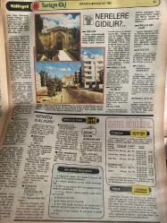 MİLLİYET GAZETESİ TURİZM EKİ (TURKISH NEWSPAPER) - 9 MAYIS 1981 -Kleopatra-Kaş-Eğirdir-Kenanpaşazade Ali Paşa-Halil Hamit Paşa-İsmail Kemalettin Paşa-Bes Başbakan Çıkaran Şehir-Süleyman Demirel-Adnan Menderes-Celal Bayar-Nuri Demirağ-İsparta-Side-Finike-Kaş’ta Yılın 9 Ayı Denize Girilebilir-Hiç Düşünmeden Tercih Edebileceğiniz Bir Tatil Beldesi Kaş-Adını Yörenin En Önemli Gölüne Veren İlçe Eğirdir-Nasıl Gidilir-Nerede Kalınır-Nerede Ne Yenir-Aklınızda Bulunsun-Neler Satın Alınabilir-Tekne Kiraları-Özel Günleri-Kemer-Antalya Sahillerinin Önemli Bir Turizm Merkezi Oldu-Nerede Kalınır-Nerede Ne Yenir-Aklınızda Bulunsun-Günlük Turlar-Haftalık Turlar-Demre-Kekova-Üç Ağızlar-Birbirinden Güzel Koylar Sualtı Kentleri Denizde Yükselen Kral Mezarları-Aspendos-Dünyada Günümüze Kadar En İyi Korunmuş Tiyatro-Tatilciler-Manavgat-Bunaltıcı Sıcaklarda Serinletici Havasıyla Ferah Bir Yöre Manavgat-Mesire Yerleri-Nerede Kalınır-Nerede Ne Yenir-Aklınızda Bulunsun-İsparta-Sokakları Bile Gül Kokan Halisıyl