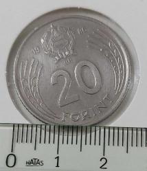 1986 MACARİSTAN 20 FORİNT ORİJİNAL MADENİ PARASI F1OO2E ÇOK NADİRDİR