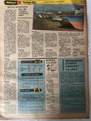 MİLLİYET GAZETESİ TURİZM EKİ (TURKISH NEWSPAPER) - 11 MAYIS 1981 -Büyük İskender-Habib Neccar-Antakya-Antioch-Adana-Tarihte Adana-Ülkemizin Sanayi Merkezlerinden Biri Aynı Zamanda Pamuk Ambarı Adana-Nerelere Gidilir-Kozan Kalesi-Mağarsos-Karatepe-Misis-Yılan Kale-Akçamescit-Ulu Cami-Yağ Camii-Hasan Ağa Camii-Anavarza-Adını Yörenin En Önemli Gölüne Veren İlçe Eğirdir-Nasıl Gidilir-Nerede Kalınır-Nerede Ne Yenir-Aklınızda Bulunsun-Neler Satın Alınabilir-İskenderun-Büyük İskender’in M.Ö. 302 Yılında Kurduğu Kent-Salankale-Han ve Hamamlar-Köprü Satıosu-Kaletini-Bakras Satıosu-Sariseki Satıosu-Arsuz-Uluçınar-Sotunlu Liman-Cebeli Akra-Trayun Su Kemeri-Nerede Ne Yenir-Nasıl Gidilir-Nerede Kalınır-İskenderun Körfezi Karidesi ile Ünlü-İçel-Mersin-Eski Kilikya-Yumuşak İklimi Daire Berrak Gökyüzü ile Yerli ve Yabancı Turistlerin En Çok Geldiği Yurt Köşelerinden Biri-Nerede Kalınır-Nerede Ne Yenir-Özel Yemekleri-Neler Satın Alınabilir-Aklınızda Bulunsun-Nasıl Gidilir-Silifke-Kız Kulesi-Narlıkuyu M