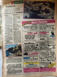 MİLLİYET GAZETESİ TURİZM EKİ (TURKISH NEWSPAPER) - 11 MAYIS 1981 -Büyük İskender-Habib Neccar-Antakya-Antioch-Adana-Tarihte Adana-Ülkemizin Sanayi Merkezlerinden Biri Aynı Zamanda Pamuk Ambarı Adana-Nerelere Gidilir-Kozan Kalesi-Mağarsos-Karatepe-Misis-Yılan Kale-Akçamescit-Ulu Cami-Yağ Camii-Hasan Ağa Camii-Anavarza-Adını Yörenin En Önemli Gölüne Veren İlçe Eğirdir-Nasıl Gidilir-Nerede Kalınır-Nerede Ne Yenir-Aklınızda Bulunsun-Neler Satın Alınabilir-İskenderun-Büyük İskender’in M.Ö. 302 Yılında Kurduğu Kent-Salankale-Han ve Hamamlar-Köprü Satıosu-Kaletini-Bakras Satıosu-Sariseki Satıosu-Arsuz-Uluçınar-Sotunlu Liman-Cebeli Akra-Trayun Su Kemeri-Nerede Ne Yenir-Nasıl Gidilir-Nerede Kalınır-İskenderun Körfezi Karidesi ile Ünlü-İçel-Mersin-Eski Kilikya-Yumuşak İklimi Daire Berrak Gökyüzü ile Yerli ve Yabancı Turistlerin En Çok Geldiği Yurt Köşelerinden Biri-Nerede Kalınır-Nerede Ne Yenir-Özel Yemekleri-Neler Satın Alınabilir-Aklınızda Bulunsun-Nasıl Gidilir-Silifke-Kız Kulesi-Narlıkuyu M