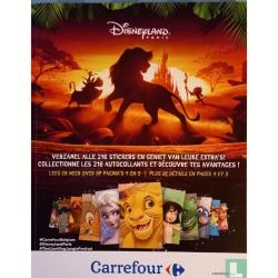 Carrefour Disneyland Paris Lion King - Jungle book - Mickey Mouse - Ratatuy - Frozen - Nemo - Toy Story - Spiderman - Avengers - Star Wars - Marvel - Disney - Pixar - Lucas 211 Adet Sticker 2019 - Etiket - Oyun Kartı