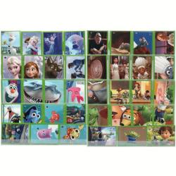 Carrefour Disneyland Paris Lion King - Jungle book - Mickey Mouse - Ratatuy - Frozen - Nemo - Toy Story - Spiderman - Avengers - Star Wars - Marvel - Disney - Pixar - Lucas 211 Adet Sticker 2019 - Etiket - Oyun Kartı