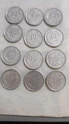 12 ADET   1984  TÜRKİYE  10  LİRA