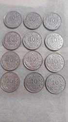 12 ADET   1986  TÜRKİYE  10  LİRA