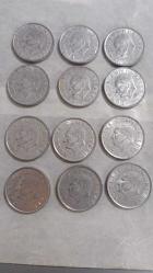 12 ADET   1987  TÜRKİYE  10  LİRA