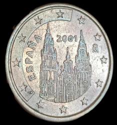 İspanya 2001 5 Euro Cent