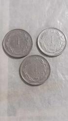 3 ADET   1966  TÜRKİYE  1  LİRA