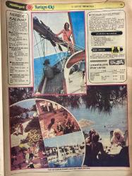 MİLLİYET GAZETESİ TURİZM EKİ (TURKISH NEWSPAPER) - 15 MAYIS 1981 -Prof. Dr. Nevzat Oke-Prof. Dr. Fazıl İnan-Foça-Ege’nin En Sakin Plaj ve Dinlenme Yöresi Foça-Güneş Banyosu Alınmaya Başlandığı Zaman İlk Gün Yarım Saatten Fazla Kalınmamalı-Hamileler Nelere Dikkat Etmeli-Dikili-Ucuz Otelleri ile Orta Gelirli Turistler İçin Elverişli Bir Yöre Dikili-Aklınızda Bulunsun-Neler Alınır-Nasıl Gidilir-Lokantaların Fiyat Listesi-Urla-Çok Eski Bir İl Merkezi Şimdi ise İzmir’in Sayfiyesi Urla-Nebioğlu Tatil Köyü-Aklınızda Bulunsun-Nasıl Gidilir-Foça Zeytin ve Çam Ağaçlarının Süslediği Volkanik Tepeler Arasında-Foça’daki Antik Eserler Çok Az-Foça Tatil Köyü-Zeybek Oyunları Ege Halkının Kahramanlık Duygularını Beden ve Ruh Güzelliklerini Simgeliyor-Zeybek Oyunları ve Havaları-Bengi Oyunu-Zeybek Giysisi-Ege’deki Pilav Bile Zeytinyağla Yapılıyor-Her Türlü Bitki Sofranıza Salata Olarak Geliyor-Bağ Bozumu-Üzüm ve İnciri ile Ünlü Bir Yurt Köşesi Ege