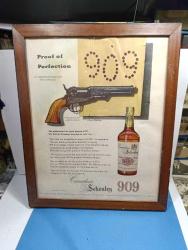 ÇE5----909 CANADA SEHENLEY ÇERÇEVELİ VİSKİ REKLAM SAYFASI