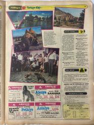 MİLLİYET GAZETESİ TURİZM EKİ (TURKISH NEWSPAPER) - 19!MAYIS 1981 -Trikopis-Ömer Bedrettin Uşaklı OLAGANÜSTÜ DOĞA ZENGİNLİKLERİNİN ANTİK ESERLERLE BÜTÜNLEŞTİĞİ BİR YÖREMİZ-EGE BÖLGESİ-DENİZLİ PAMUKKALE UŞAK KÜTAHYA AFYON MANİSA-TARİHTE UŞAK-Yunan Orduları Başkomutanı Trikopis Uşak’ta esir alındı-DÜNYACA ÜNLÜ BİR DOĞA HARİKASI PAMUKKALE-ADI KAVGACI HOROZU İLE BİRLİKTE ANILAN İLİMİZ DENİZLİ-NERELERE GİDİLİR-UŞAK’TA HALICILIK 14. YÜZYIL ÖNCELERİNE KADAR İNİYOR-NASIL GİDİLİR-NEREDE NE YENİR-ADINI “AŞKTAN” ALAN BİR İLİMİZ UŞAK-AŞIKLAR DİYARI-SIFALI SULAR-HAMAMBOĞAZI-EMİRFAKİL KAPLICALARI-AKSAZ KAPLICASI Alt başlıklar: Trainopolis-Leşeker Kayası-Ulubey-Söğütlü Camii-Öğem Zafer Anıtı-Akse Çamlığı-Everendi-Pınarbaşı-Eşme-Kolossos-Nerede Kalınır?-Turistik Belgeli Oteller-Belediye Belgeli Oteller-Pansiyoner Oteller-Trenle-Uşak’taki Lokantalarda Yiyecek Fiyatları-Özel Yemekleri-Neler Satın Alınır?-Aklınızda Bulunsun