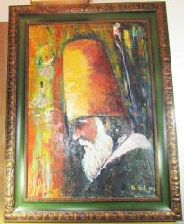 MEVLEVİ DERVİŞİ YağLıBoYa TABLO......SaNaTÇı İmZaLı