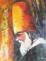 MEVLEVİ DERVİŞİ YağLıBoYa TABLO......SaNaTÇı İmZaLı