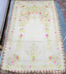 AnTiKa OSMANLI TeKKe İşİ İŞLEMELİ KEÇE SECCADE.....BüYük