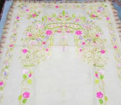 AnTiKa OSMANLI TeKKe İşİ İŞLEMELİ KEÇE SECCADE.....BüYük