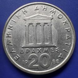 Yunanistan 20 Drahmi 1988