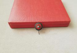 ESKİ - ATATÜRK DOĞUMUNUN 100 YIL ROZETİ - MADALYA ( SICAK MİNELİ MODEL ) C3157