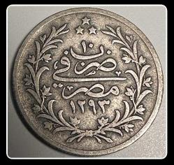 1293/10 II.ABDÜLMAMİD 2 KURUŞ (GÜMÜŞ 2,8Gr.) KM#293 (OSM2P)