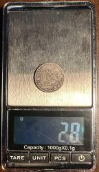 1293/10 II.ABDÜLMAMİD 2 KURUŞ (GÜMÜŞ 2,8Gr.) KM#293 (OSM2P)