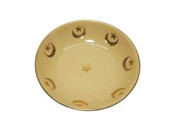 OSMANLI DÖNEMİ AY YILDIZLI PORSELEN TABAK