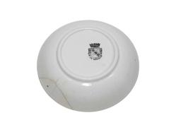 OSMANLI DÖNEMİ AY YILDIZLI PORSELEN TABAK