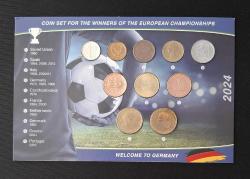 Avrupa Futbol Şampiyonası Şampiyonu 10 Ülkeye Ait Hatıra Para Seti