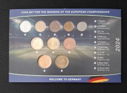 Avrupa Futbol Şampiyonası Şampiyonu 10 Ülkeye Ait Hatıra Para Seti