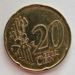 FRANSA   2000    20 EURO CENT