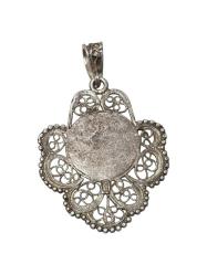 AYET-EL KÜRSİ YAZILI GÜMÜŞ KOLYE UCU