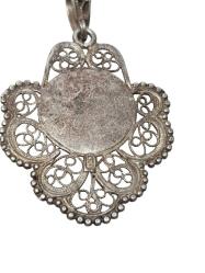 AYET-EL KÜRSİ YAZILI GÜMÜŞ KOLYE UCU