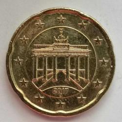ALMANYA   2017 J    20 EURO CENT