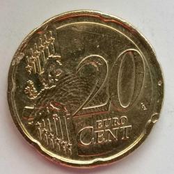 ALMANYA   2017 J    20 EURO CENT