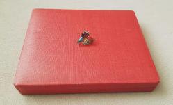 TÜRKİYE - RUSYA BAYRAK - ÇINAR 2005. ROZETİ - MADALYA C3175