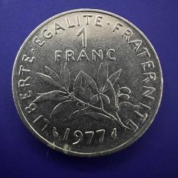 Fransa 1 Frank 1977